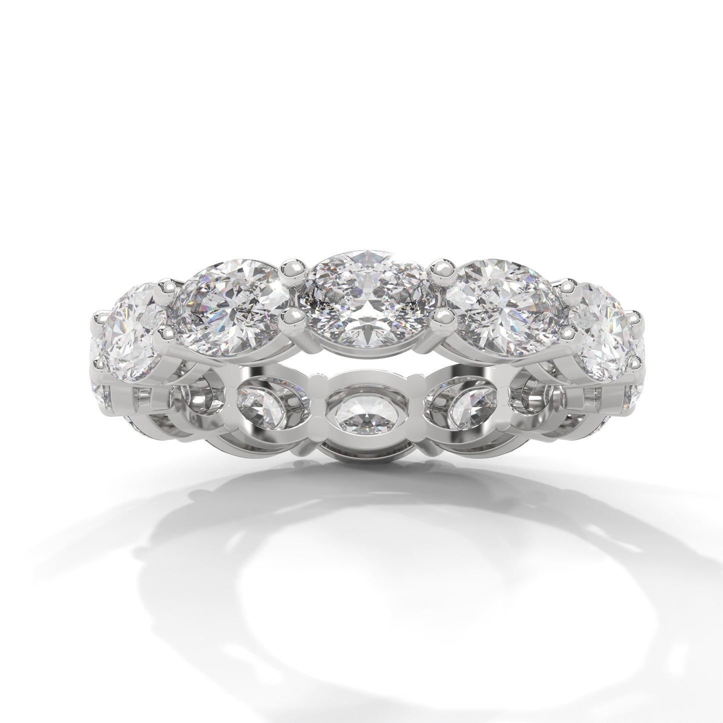 Oval Full Eternity Band