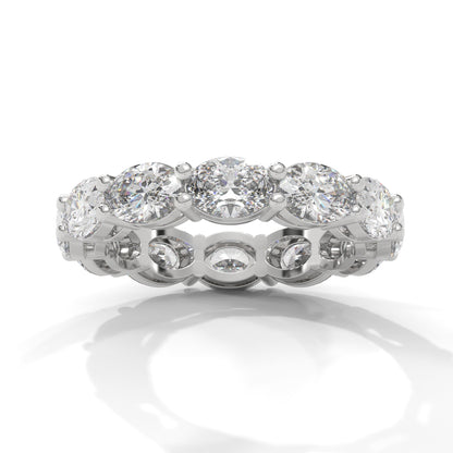 Oval Full Eternity Band