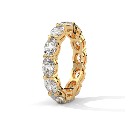 Oval Full Eternity Band