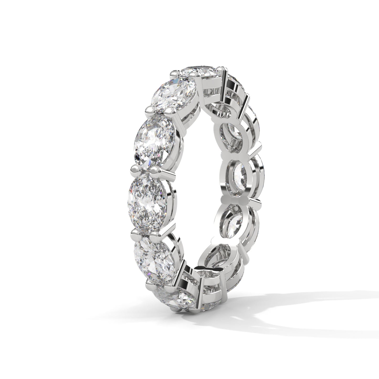Oval Full Eternity Band
