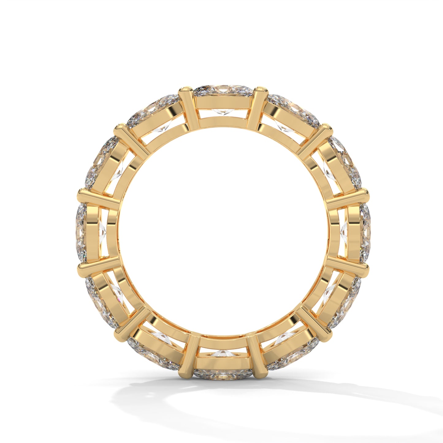 Oval Full Eternity Band