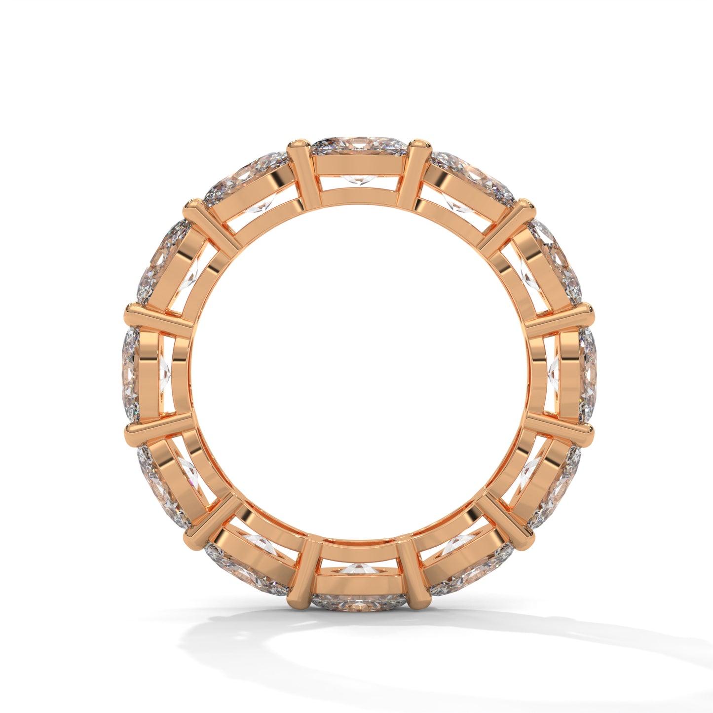 Oval Full Eternity Band