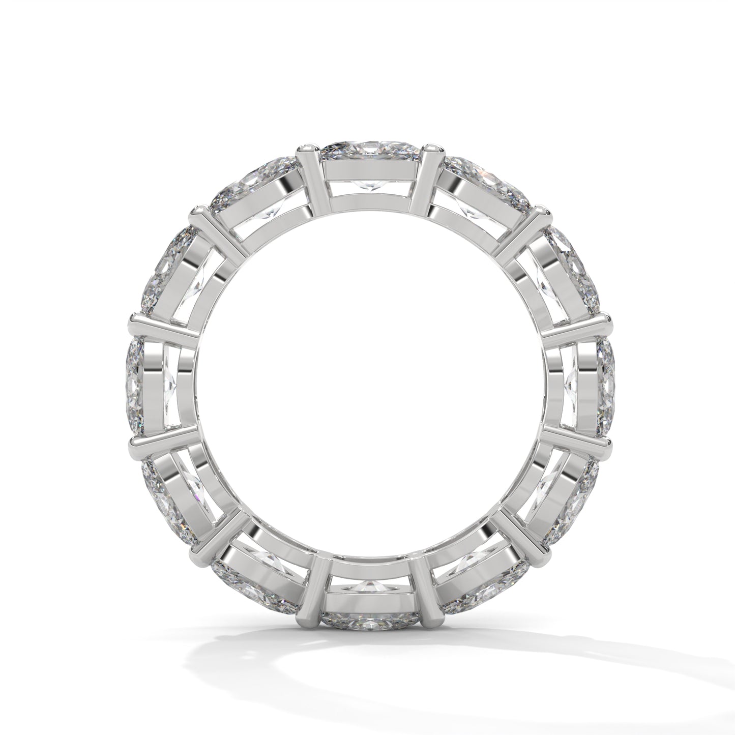 Oval Full Eternity Band