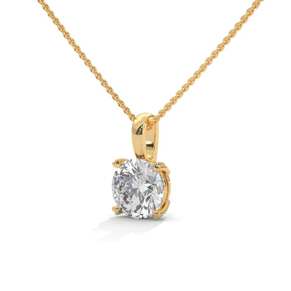Celorine Round Pendant With Chain