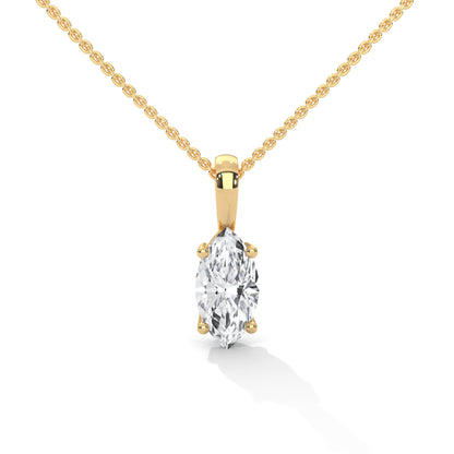 Mirevane Marquise Pendant With Chain
