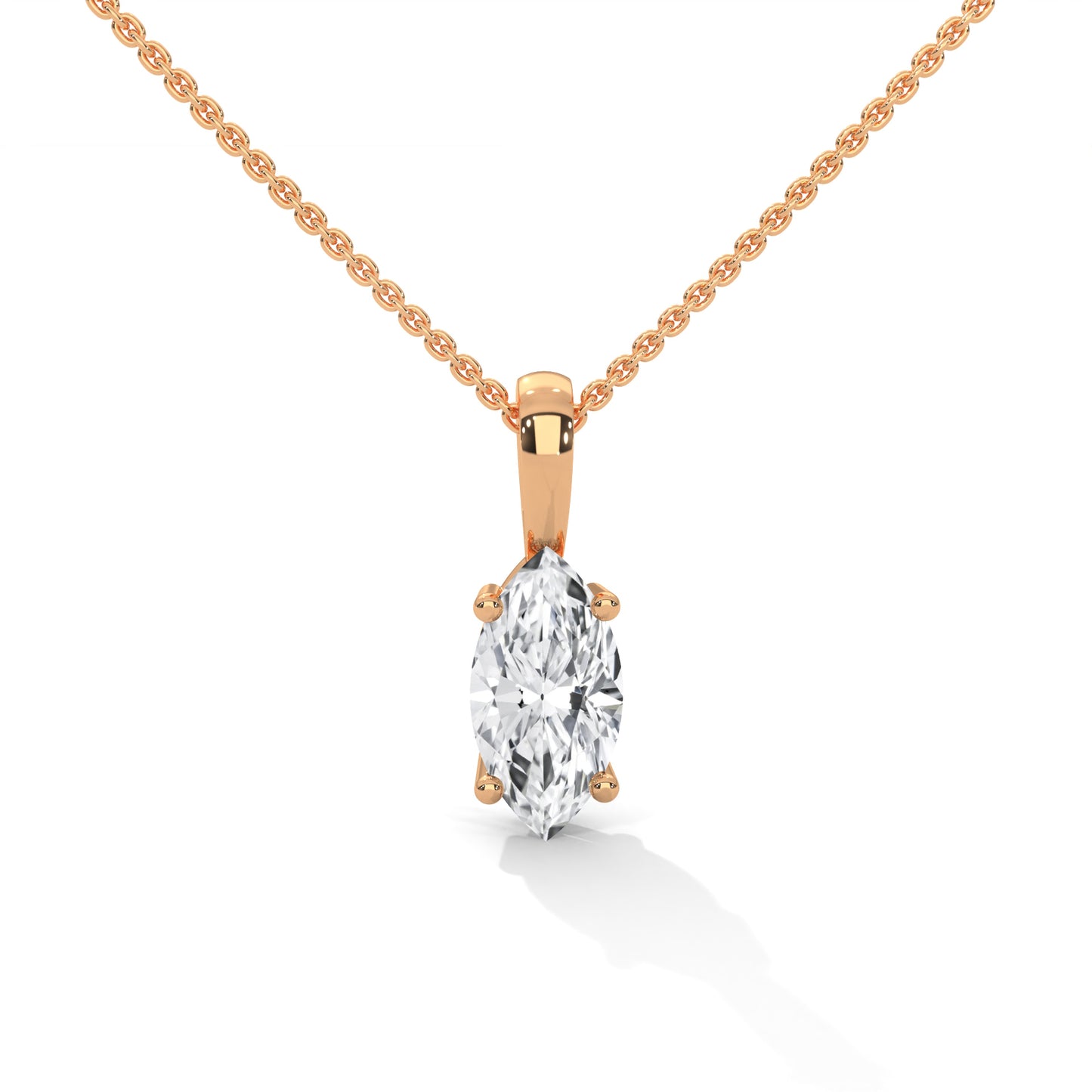 Mirevane Marquise Pendant With Chain