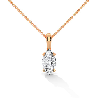 Mirevane Marquise Pendant With Chain