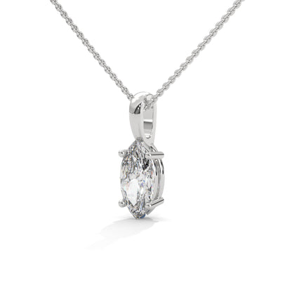 Mirevane Marquise Pendant With Chain