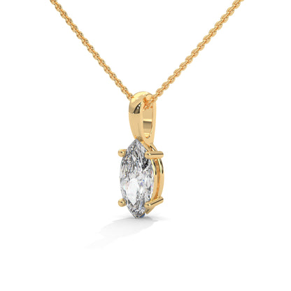 Mirevane Marquise Pendant With Chain