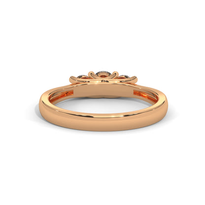Trinity Solitaire Ring