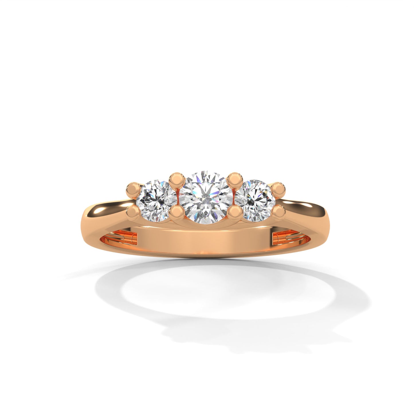 Trinity Solitaire Ring
