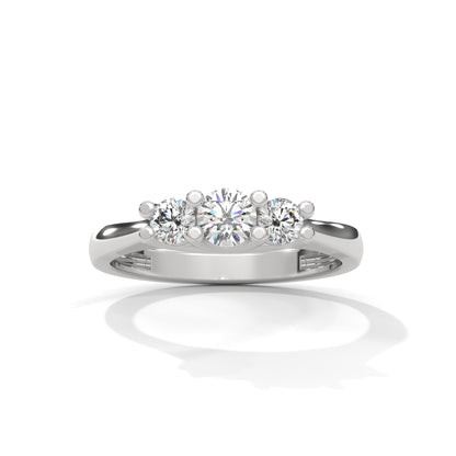 Trinity Solitaire Ring