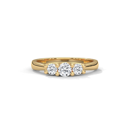 Trinity Solitaire Ring