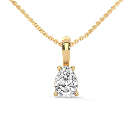 Caelira Pear Pendant With Chain
