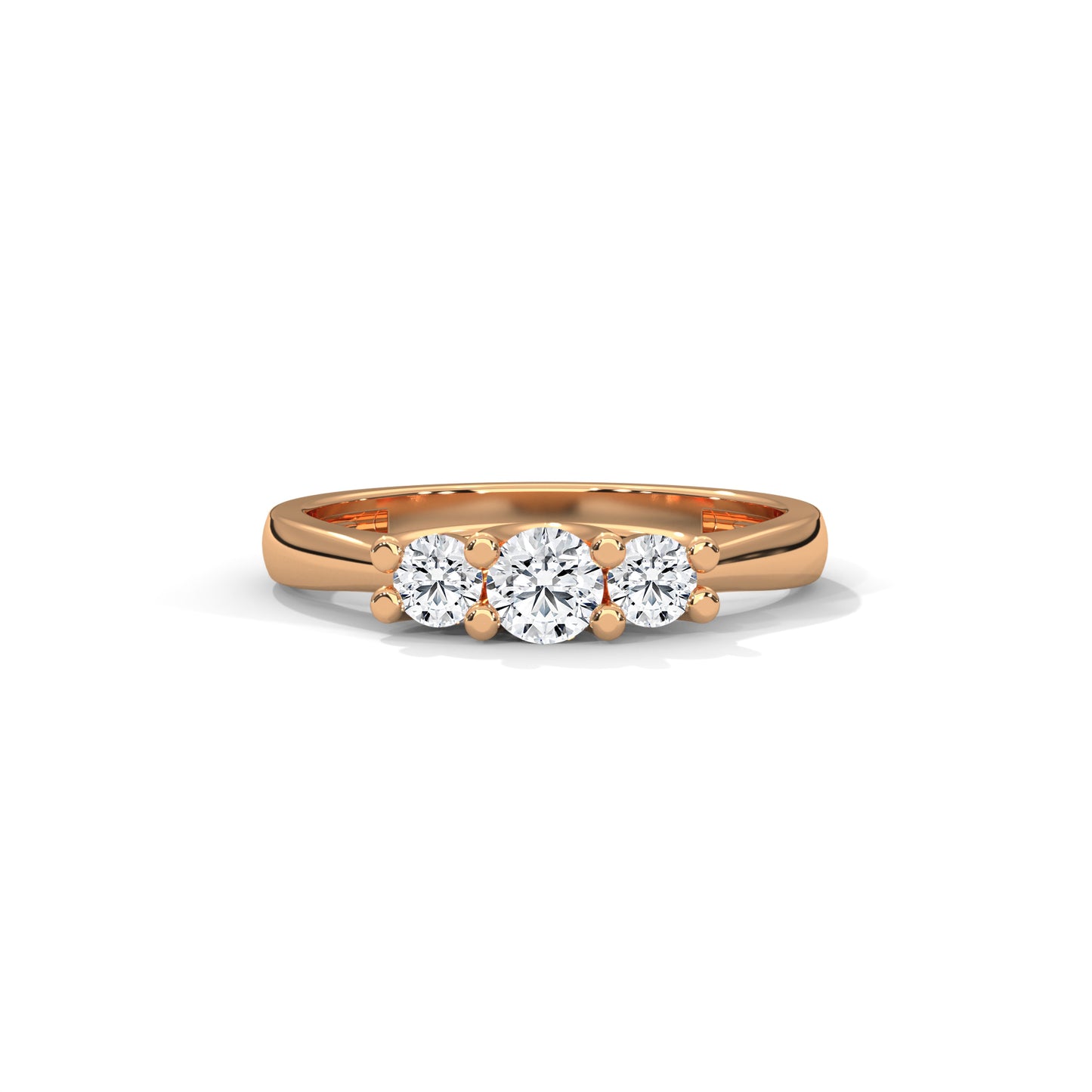 Trinity Solitaire Ring