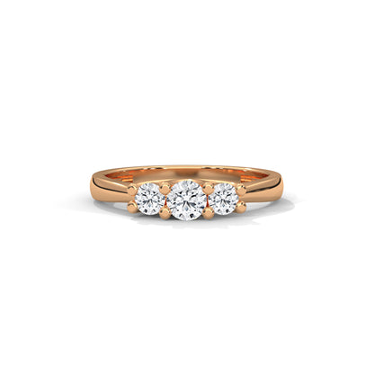 Trinity Solitaire Ring
