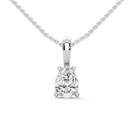 Caelira Pear Pendant With Chain
