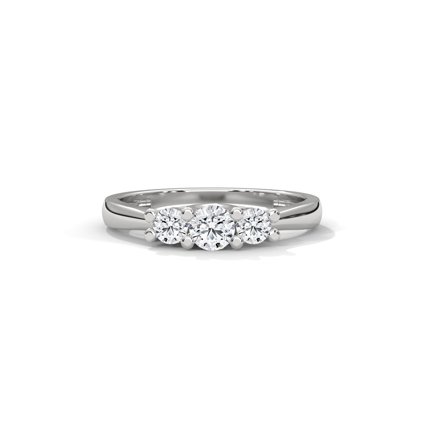 Trinity Solitaire Ring