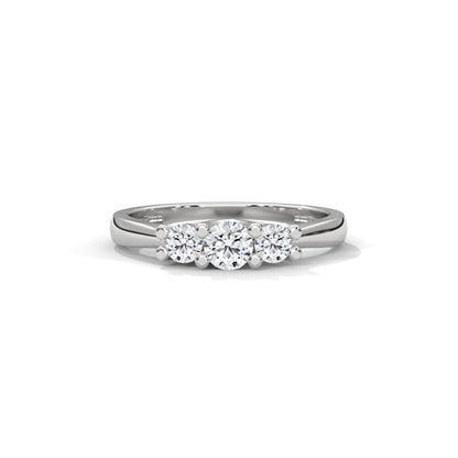 Trinity Solitaire Ring