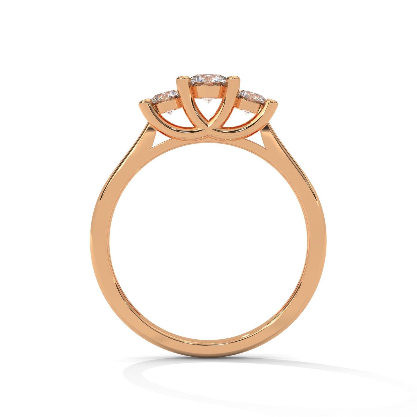 Trinity Solitaire Ring