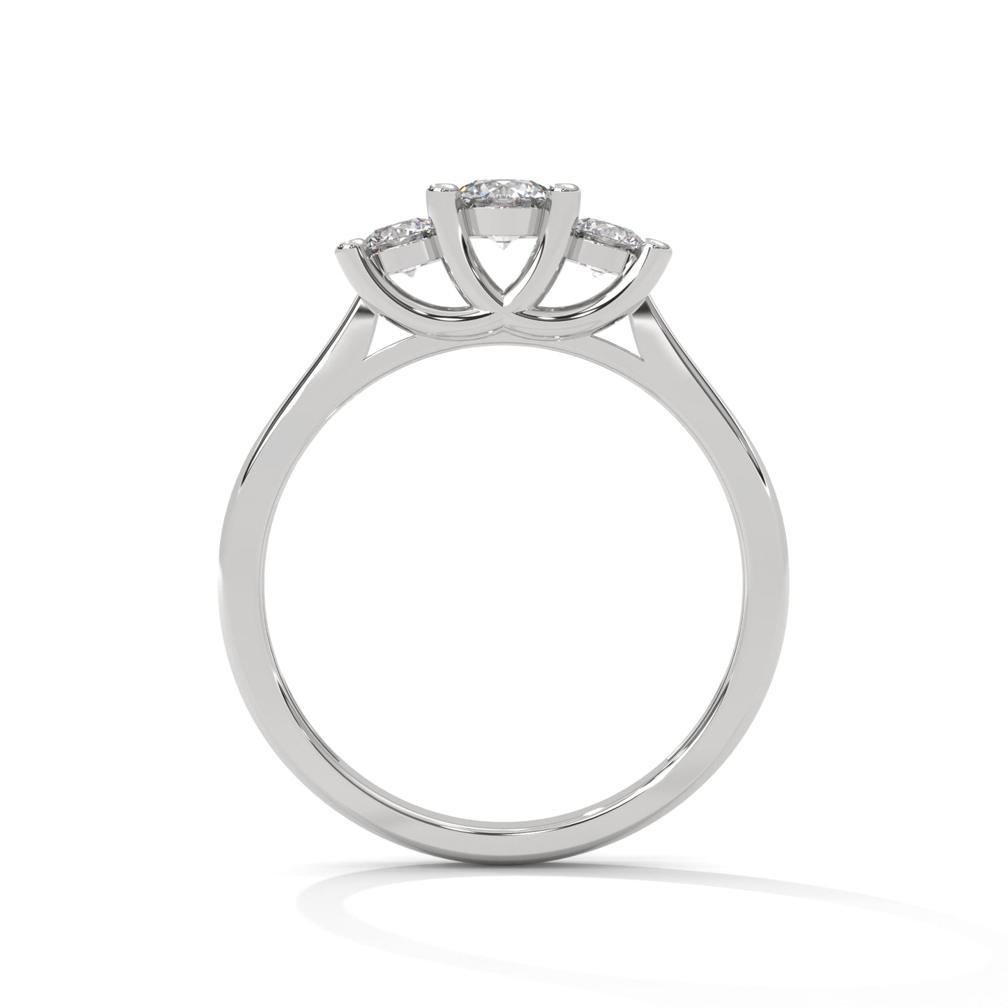 Trinity Solitaire Ring