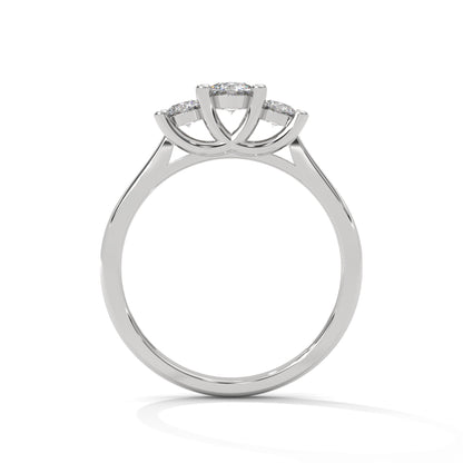 Trinity Solitaire Ring