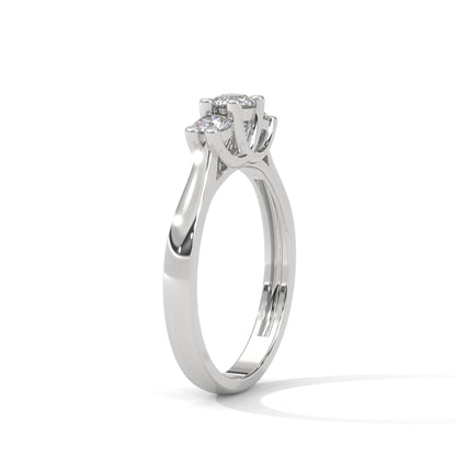 Trinity Solitaire Ring