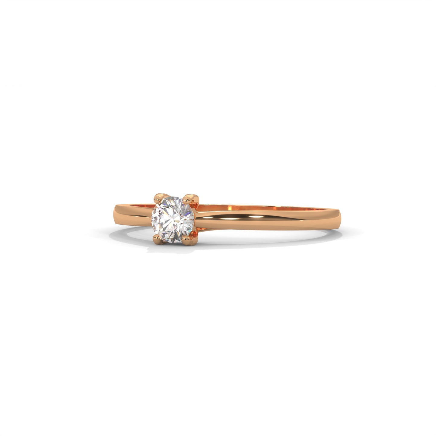 Eternal Round Solitaire Ring