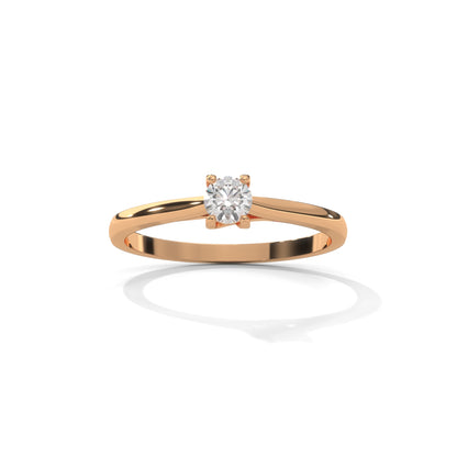 Eternal Round Solitaire Ring