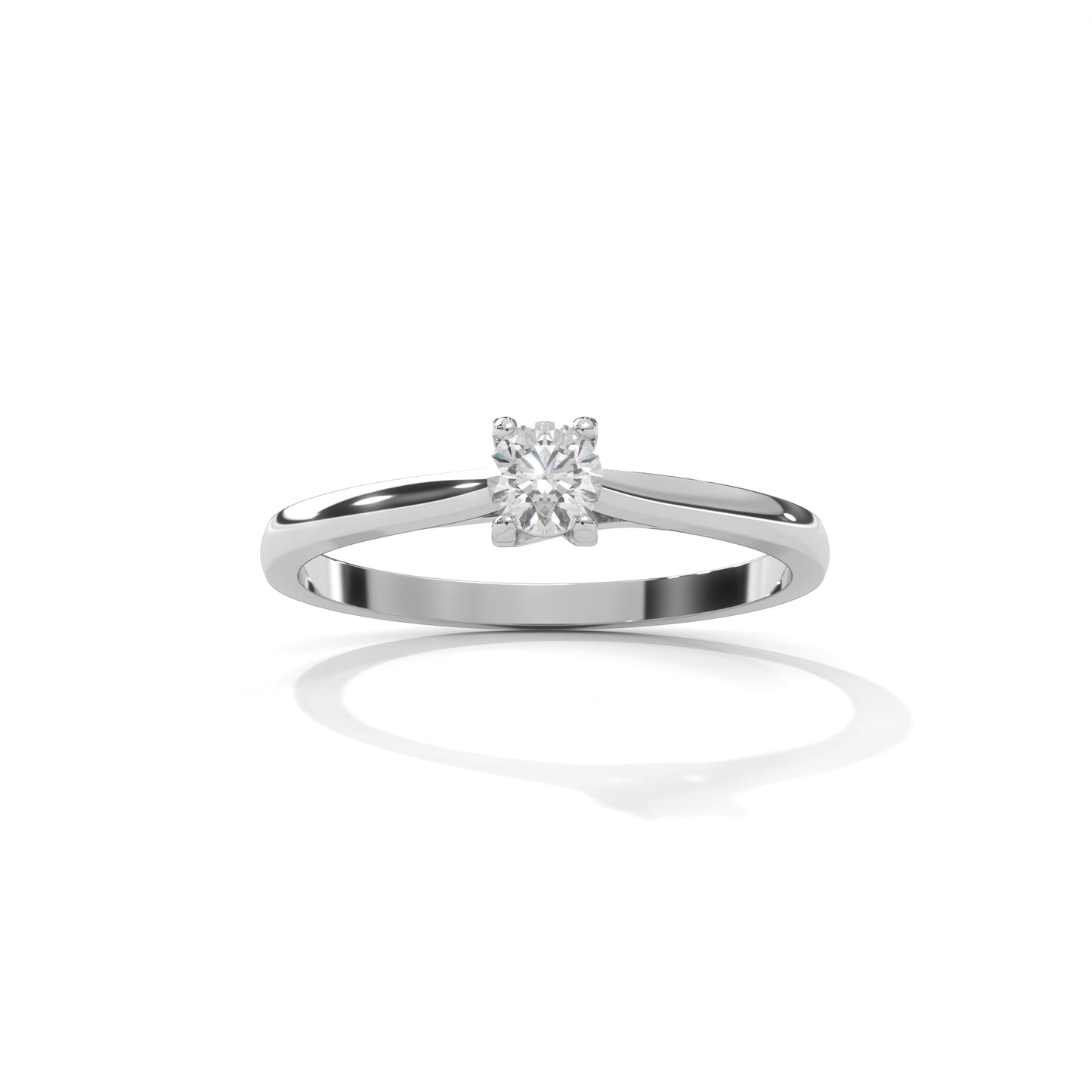 Eternal Round Solitaire Ring