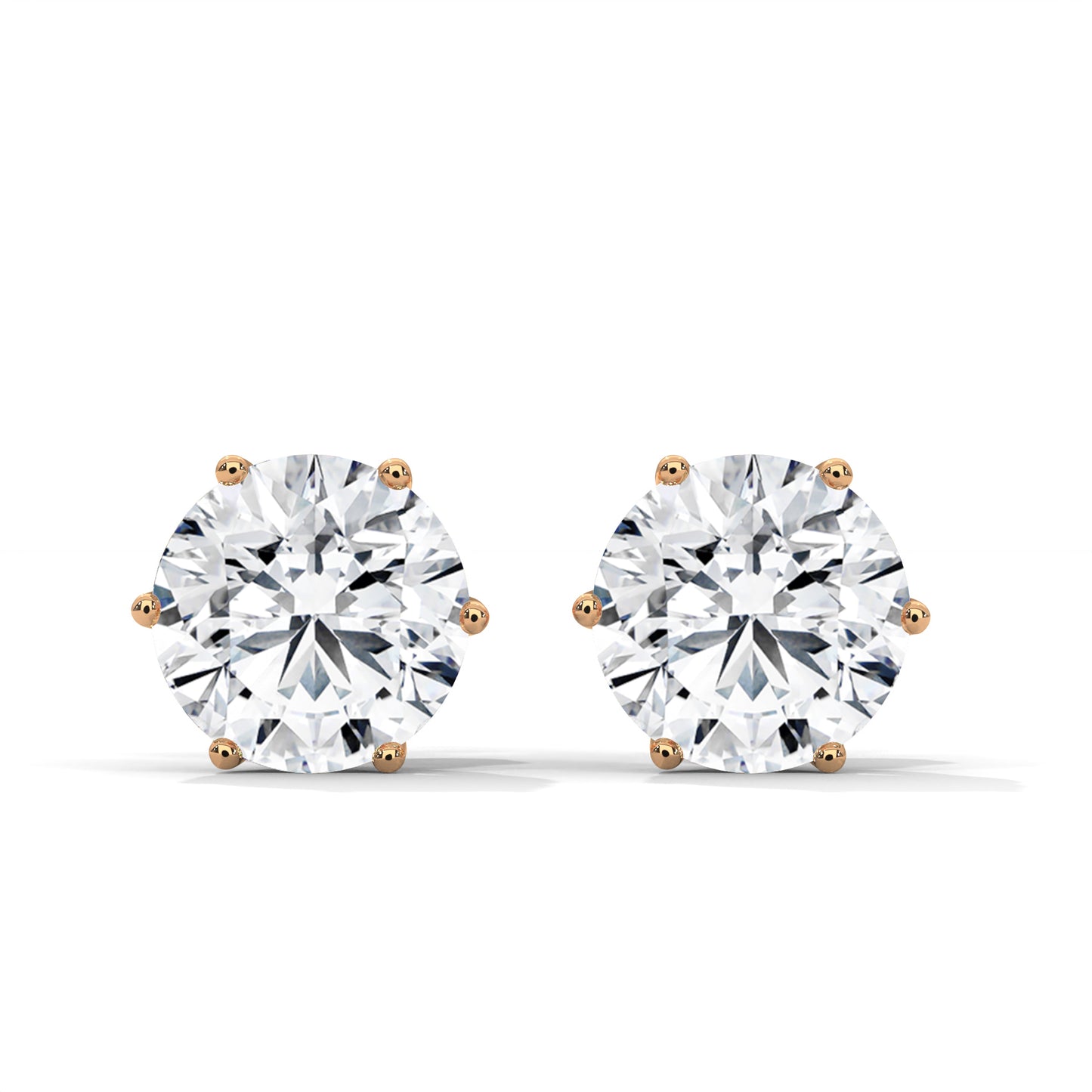 Virelle Round Stud Earrings