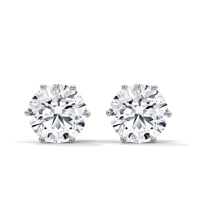 Virelle Round Stud Earrings