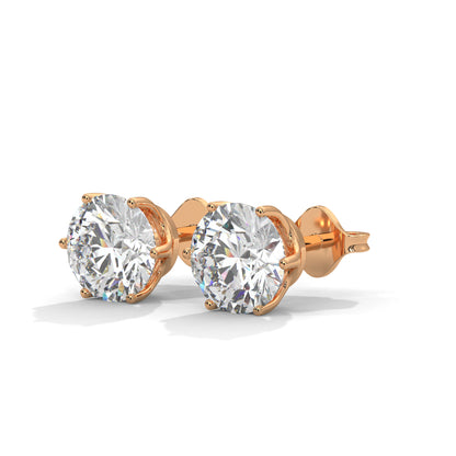 Virelle Round Stud Earrings