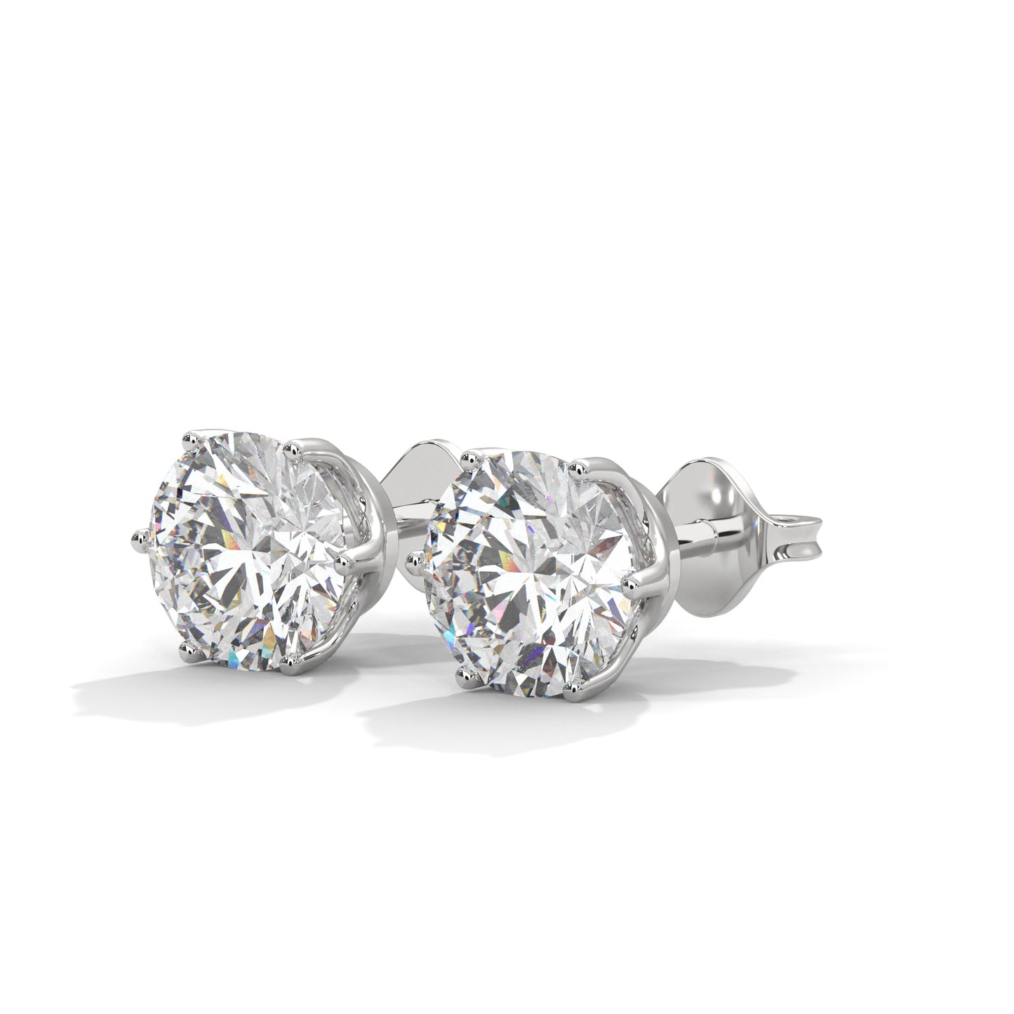 Virelle Round Stud Earrings