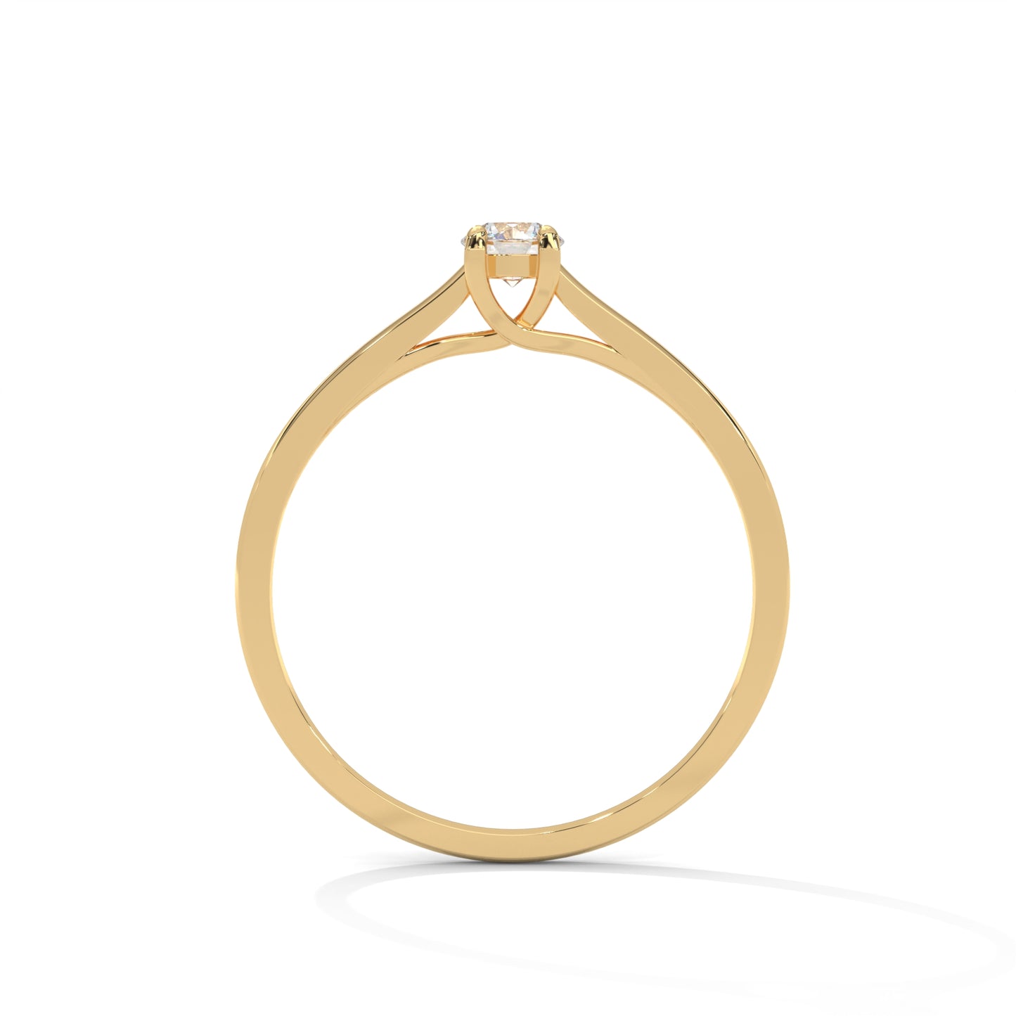 Eternal Round Solitaire Ring
