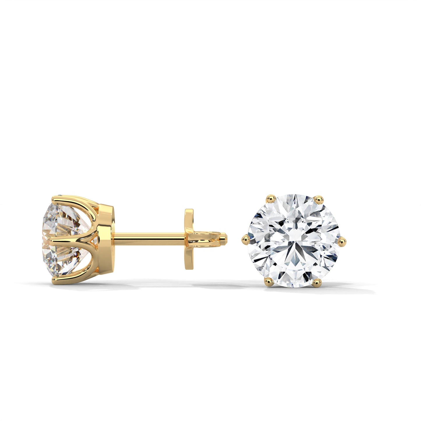 Virelle Round Stud Earrings