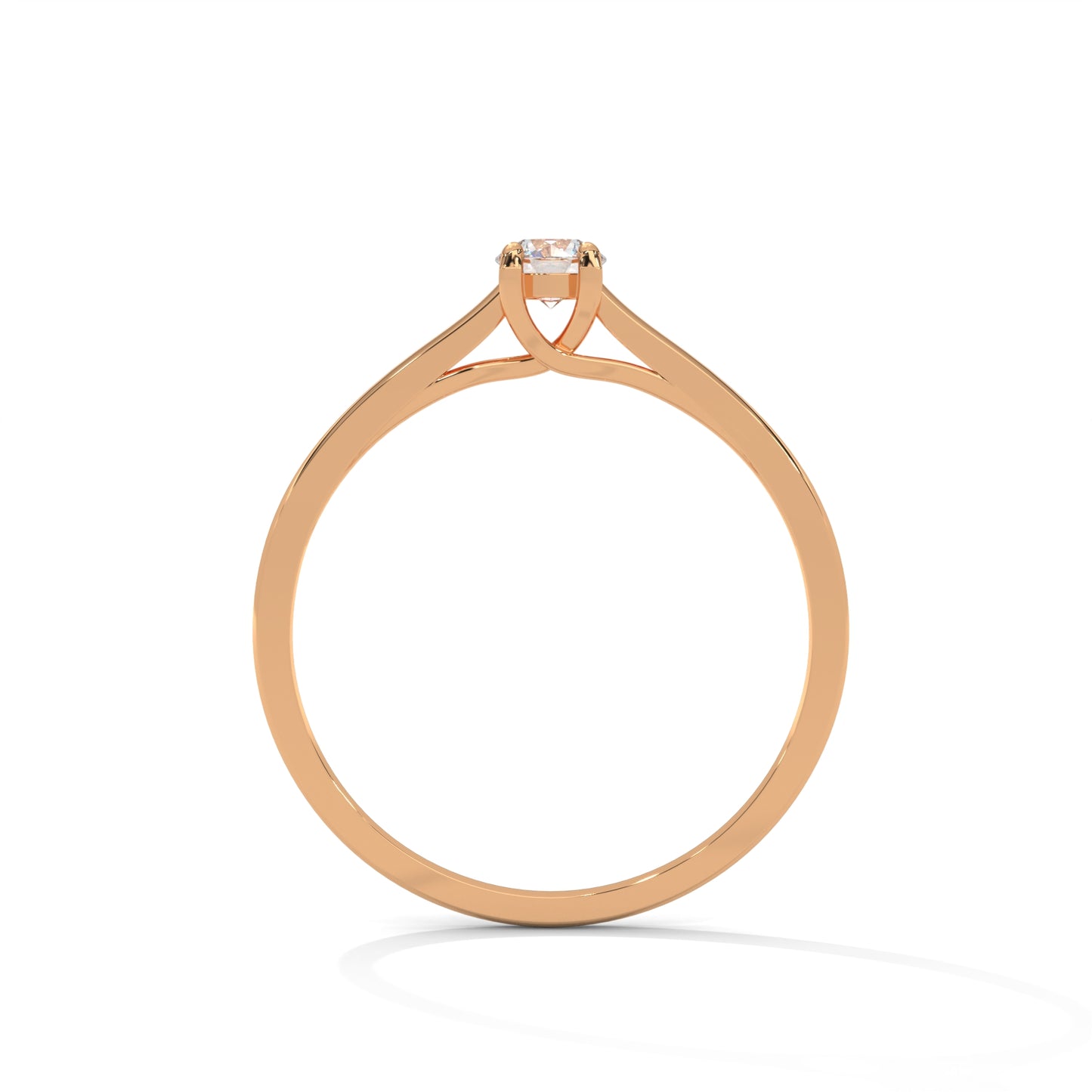 Eternal Round Solitaire Ring