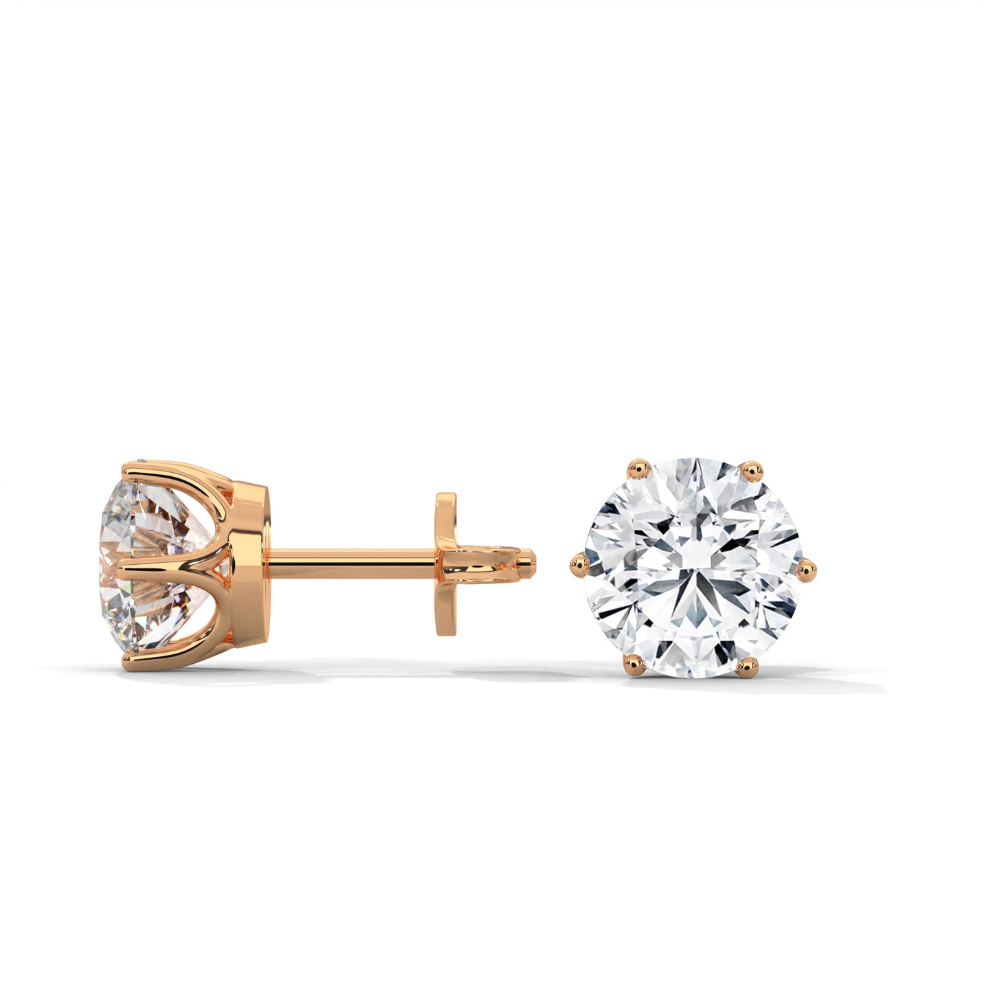 Virelle Round Stud Earrings