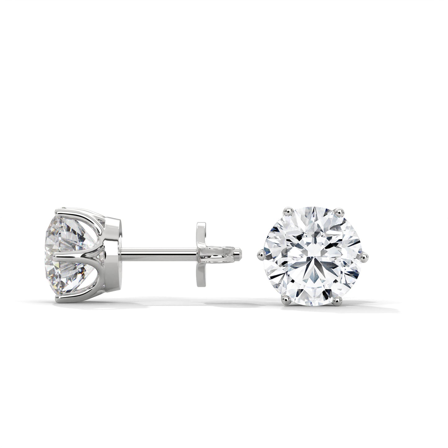 Virelle Round Stud Earrings
