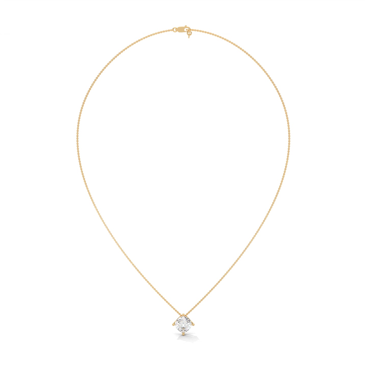 Rovienne Round Pendant With Chain