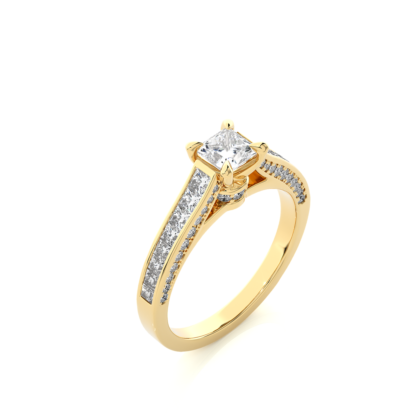 Infinite Princess Side Stone Ring
