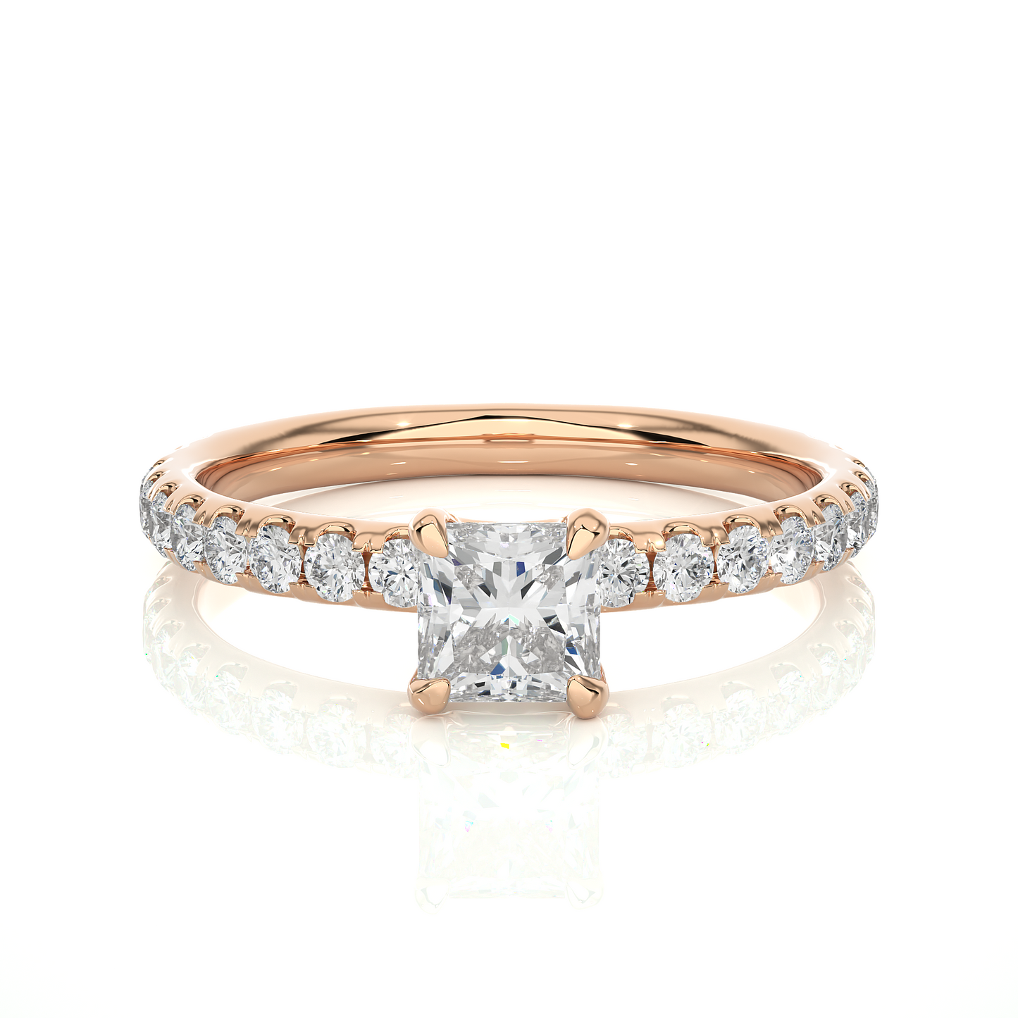Imperial Princess Side Stone Ring