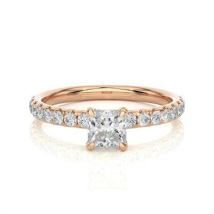 Imperial Princess Side Stone Ring