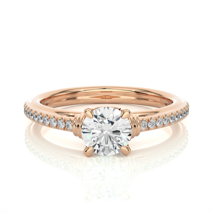 Luminaire Side Stone Ring