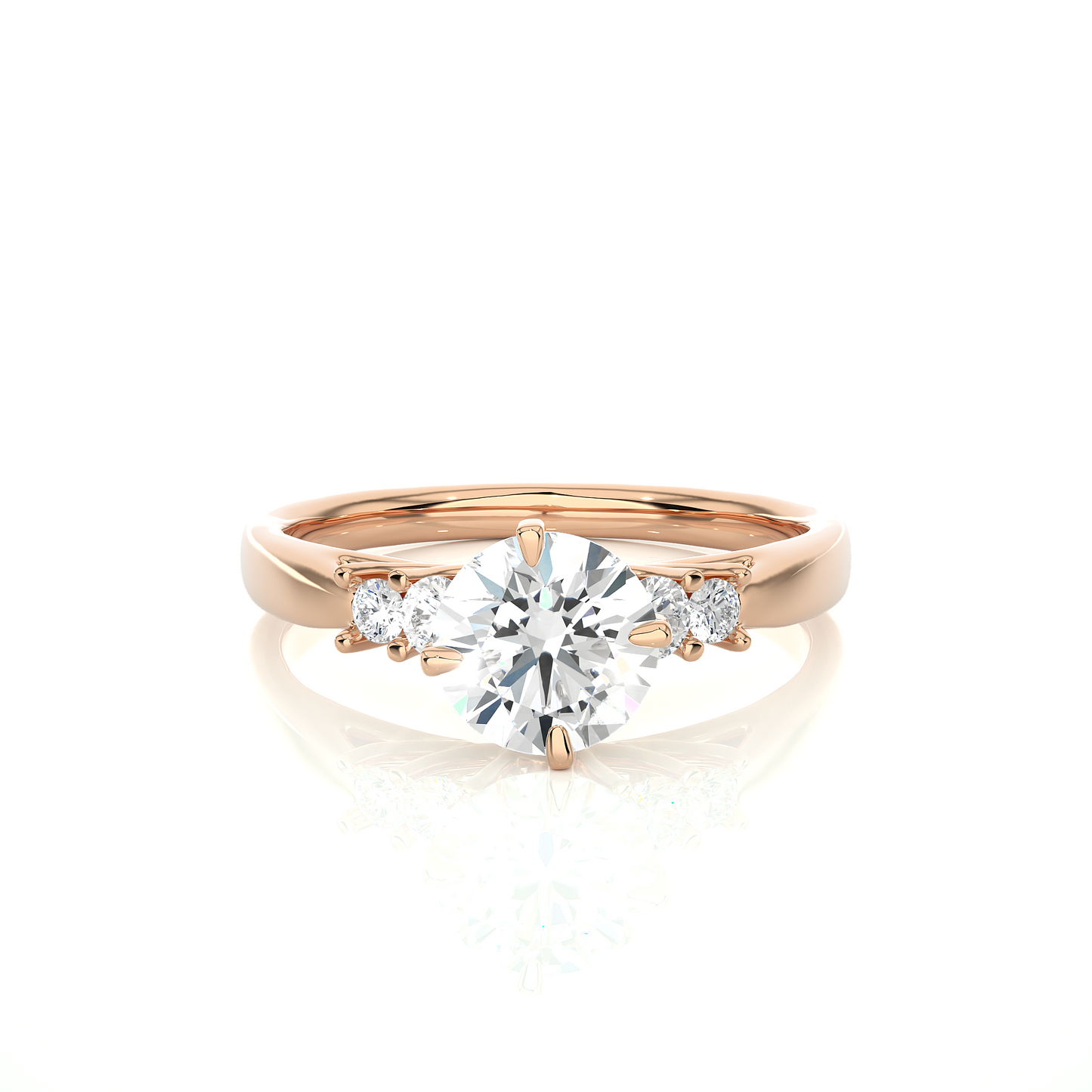 Starlight Side Stone Ring