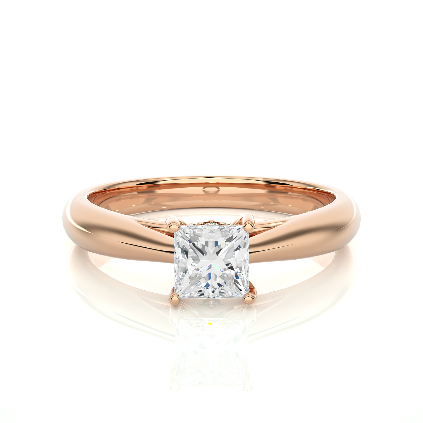 Prestige Princess With Small Stones Ring