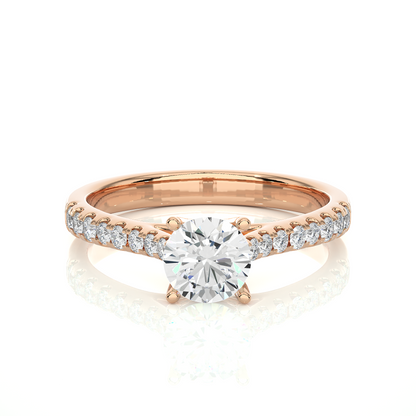 Grandeur Side Stone Ring