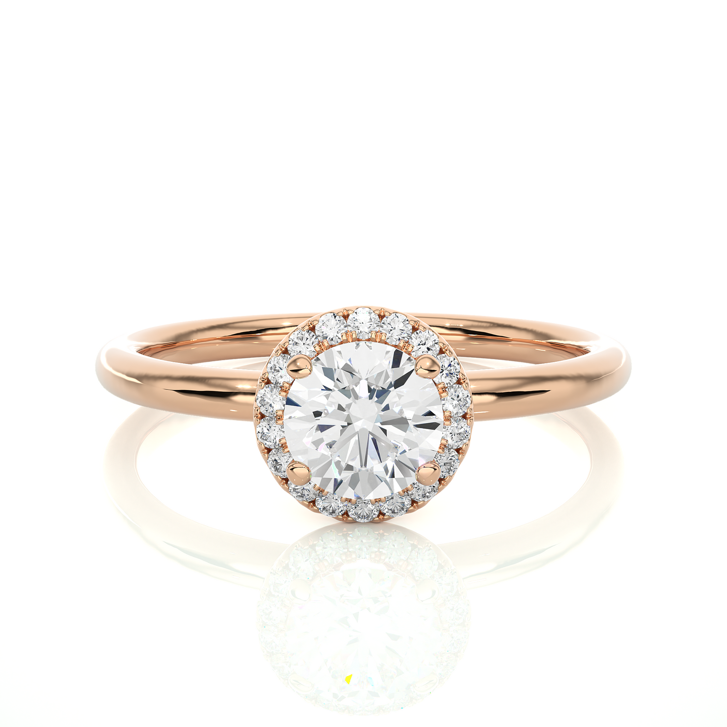 Classic Round Halo Ring
