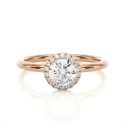 Classic Round Halo Ring