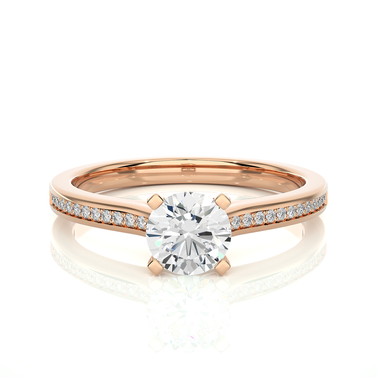 Aurora Side Stone Ring